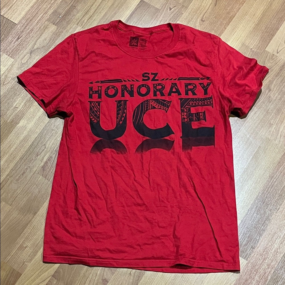 3/$20 WWE Sami Zayn Honorary Uce Red T-Shirt
